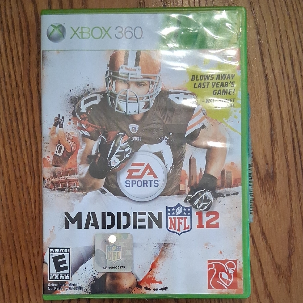Madden NFL 12 for Xbox 360 - Green Case